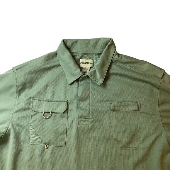 Gander Mountain Olive Green Vented Fishing Short Sleeve Shirt Mens XL - Picture 8 of 10
